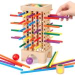 Montessori Colorful Sticks Dice Game for Kids