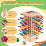Montessori Colorful Sticks Dice Game for Kids