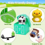 20-Piece Montessori Farm Animal Counting Set