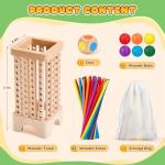 Montessori Colorful Sticks Dice Game for Kids