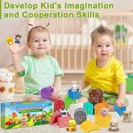 20-Piece Montessori Farm Animal Counting Set