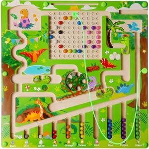 Magnetic Color and Number Maze for Toddlers
