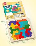 Coogam Wooden Tangram Puzzle for Creative Minds
