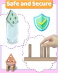 Walenced Montessori Stacking Blocks for Toddlers