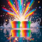 24 Color Paddles for Learning and Play