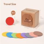 Woodtoe Montessori Coin Box for Toddlers 18+ Months