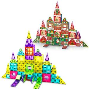 250PCS Magnetic Tiles for Toddler Learning Fun