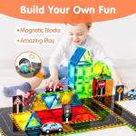 Magnetic Tiles Road Set for Creative Play