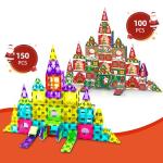 250PCS Magnetic Tiles for Toddler Learning Fun