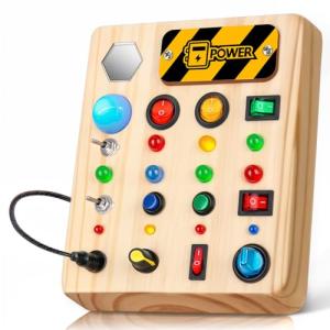 Busy Board Montessori Sensory Toy for Toddlers