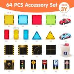 Magnetic Tiles Road Set for Creative Play
