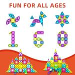 250PCS Magnetic Tiles for Toddler Learning Fun