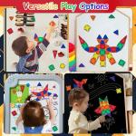 Felikray 36pcs Mini Magnetic Tiles for Kids