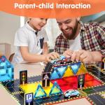 Magnetic Tiles Road Set for Creative Play