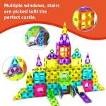 250PCS Magnetic Tiles for Toddler Learning Fun