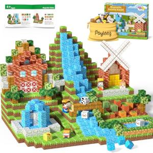 Payleeg Magnetic Blocks for Kids Ages 4-12