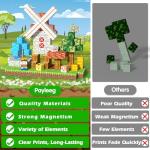 Payleeg Magnetic Blocks for Kids Ages 4-12
