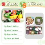 Wooden Pretend Play Food Set for Kids