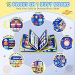 URMYWO Montessori Busy Board for Toddlers 1-4 Years