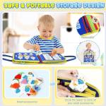 URMYWO Montessori Busy Board for Toddlers 1-4 Years