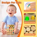 Busy Board Montessori Sensory Toy for Toddlers
