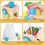 Kizfarm 8-in-1 Wooden Montessori Play Kit