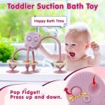 Happi2U Silicone Baby Teething Toy with Suction Cup