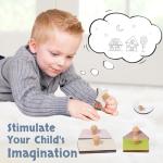 Wooden Shape Puzzles for Toddlers 18-24 Months