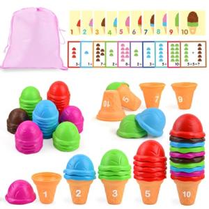 Sotodik Ice Cream Counting and Sorting Toy