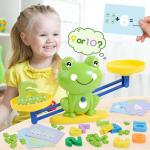 Frog Balance Scale Toy with Counting Blocks