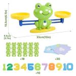 Frog Balance Scale Toy with Counting Blocks