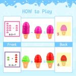 Sotodik Ice Cream Counting and Sorting Toy