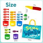 Montessori Fishing Game with Stacking Cups for Toddlers