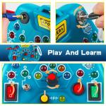 Toddler Busy Board - Montessori Sensory Toy