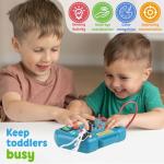 Toddler Busy Board - Montessori Sensory Toy