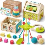 6-in-1 Montessori Learning Toys for Babies 6-12 Months