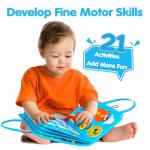 Montessori Busy Board for Toddlers 1-4 Years
