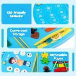 Montessori Busy Board for Toddlers 1-4 Years