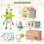 6-in-1 Montessori Learning Toys for Babies 6-12 Months