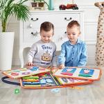 Freebear Toddler Busy Board - Montessori Sensory Fun