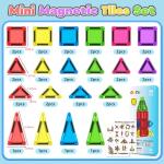 Magnetic Tiles Travel Set for Toddlers and Kids