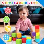 Large Magnetic Building Blocks for Toddlers (12 PCS)