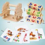 ShyLizard Montessori Wooden Learning Blocks for Kids