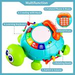 Musical Crawling Turtle Toy for Infants