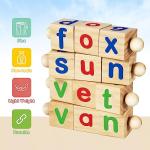 ShyLizard Montessori Wooden Learning Blocks for Kids