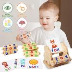 ShyLizard Montessori Wooden Learning Blocks for Kids