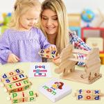 ShyLizard Montessori Wooden Learning Blocks for Kids