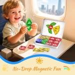 Zupooko Mini Magnetic Tiles for Kids 3-8