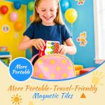 Zupooko Mini Magnetic Tiles for Kids 3-8