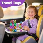 Mini Magnetic Tiles Travel Set for Kids